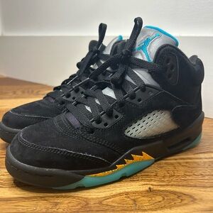 Jordan Kids Sneakers Black and Teal